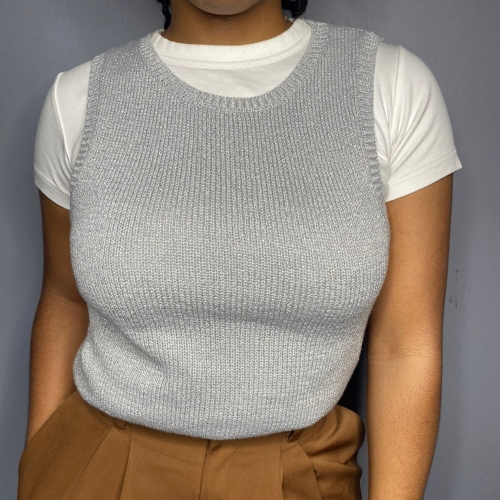 🌸Ardene  Silver Vest🌸